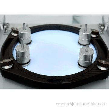 Metallographic polishing machine testing